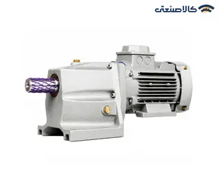 الکتروگیربکس شافت مستقیم شریف 0.5 اسب 0.37 کیلووات شافت 28 پایه دار