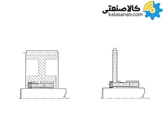 قفل کن برای شافت 180 - 20 میلیمتر و گشتاور تا 60kNm