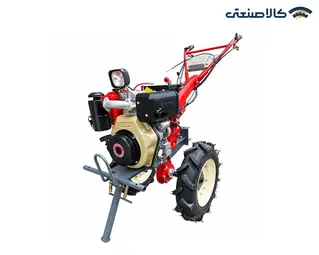 تیلر کولتیواتور دیزلی استارتی 10 اسب کاما مدل KDT910KE گلگیر قرمز