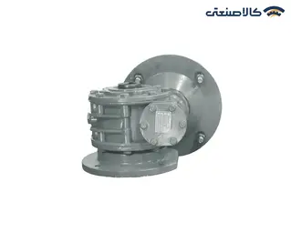 گیربکس صنعت سپاهان حلزونی MVF/FC سایز 130 فلنج دار نسبت تبدیل 100 ورودی 28