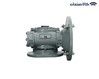 گیربکس صنعت سپاهان حلزونی MVF/FC سایز 62 فلنج دار نسبت تبدیل 20 ورودی 24