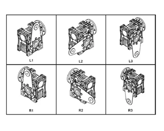 گیربکس حلزونی ایلماز کتابی سایز 80 سری ET