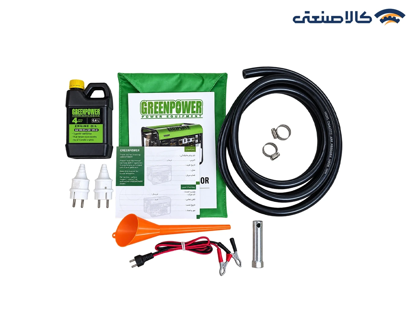 موتور برق گازسوز استارتی تک فاز 2.5 کیلووات گرین پاور CC3000-NG/LPG-ES