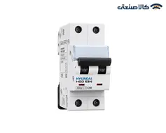 کلید مینیاتوری دو پل 50 آمپر هیوندای تیپ HGD 63N/C