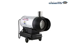 کوره‌ هوای‌ گرم دوگانه سوز دودکش دار دوموتوره‌ باکدار برند نیرو تهویه البرز 2EDB-120