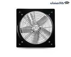 هواکش آکسیال سه فاز 35 سانت پروانه استیل با قطعات VEM خزرفن VEM-ECI-350-4T