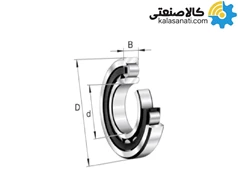 رولبرینگ استوانه ای NU 214 برند FAG