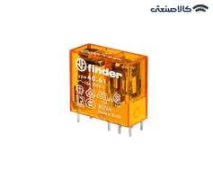 رله شیشه ای finder (فیندر) 16 آمپر 8 پایه (تک کنتاکت) با بوبین 230VAC سری 4061.8.230