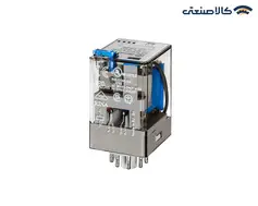 رله شیشه ای finder (فیندر) 10 آمپر 8 پایه (دو کنتاکت) با بوبین 24VDC سری 6012.9.024