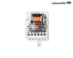 رله ضربه ای finder (فیندر) 10 آمپر (یک باز - یک بسته) با بوبین 230VAC سری 2603.8.230