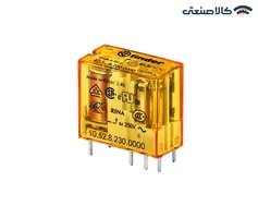 رله شیشه ای finder (فیندر) 8 آمپر 8 پایه (دو کنتاکت) با بوبین 230VAC سری 4052.8.230