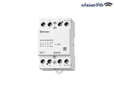 کنتاکتور تک فاز (چهارپل) سایلنت finder (فیندر) 40 آمپر با بوبین 230VAC/DC سری 2244.0.230