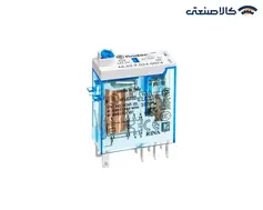 رله شیشه ای finder (فیندر) 8 آمپر 8 پایه (دو کنتاکت) با بوبین 24VDC سری 4652.9.024