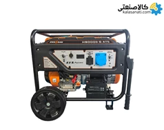 موتور برق بنزینی استارتی تکفاز 8 کیلووات هواسدان H9000D-G-ATS