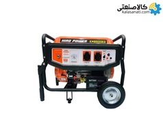 موتور برق بنزینی استارتی تکفاز 3.8 کیلووات هیرو پاور مدل KM8500E2
