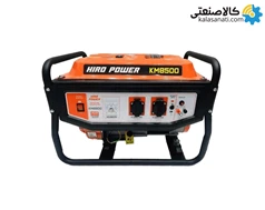 موتور برق بنزینی هندلی تکفاز 3.8 کیلووات هیرو پاور مدل KM8500