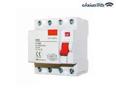 کلید محافظ جان (RCCB) ال اس (LS) سه فاز 63 آمپر 30mA سری RKN
