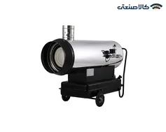 کوره هوای گرم دوگانه سوز دودکش دار باکدار برند نیرو تهویه البرز QEDB-110