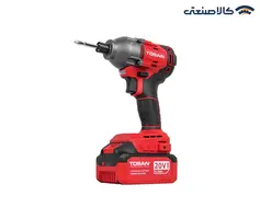 پیچ گوشتی شارژی ضربه ای براشلس 20 ولت توسن مدل 9520BIS