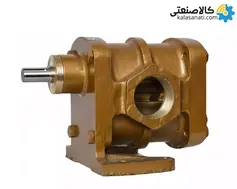 پمپ دنده استیل 1 و 1/2 اینچ با پوسته برنجی BTF5 ایران البرز