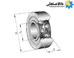 بلبرینگ تماس زاویه ای FAG کد 3206