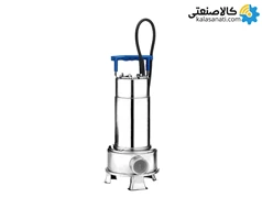 پمپ لجن کش تمام استیل سه فاز 0.75 کیلووات 1 و 1/2 اینچ 9 متری ابارا ایتالیا سری RIGHT100