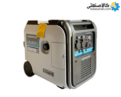 موتور برق بنزینی استارتی تک فاز سایلنت اینورتری 4 کیلووات لانسین GR4800is سفید