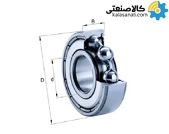 بلبرینگ شیار عمیق FAG کد 61804