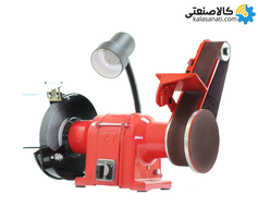 سنگ سنباده رومیزی چراغ دار محک 200 میلیمتر مدل GD-200/BDS