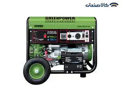 موتور برق گازسوز استارتی تک فاز 7.5 کیلووات گرین پاور CC9000-NG/LPG-ES
