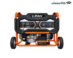 موتور برق بنزینی استارتی تک فاز 5.5 کیلووات لیفان 5GF-4E