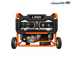 موتور برق بنزینی استارتی تک فاز 6.5 کیلووات لیفان 6GF-4E