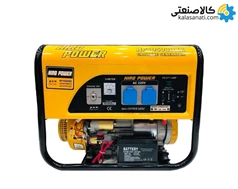 موتور برق بنزینی استارتی تکفاز 3.5 کیلووات هیرو پاور HP19500DXE