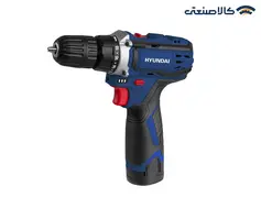 دریل شارژی دو سرعته اتوماتیک 12 ولت 10 میلیمتر هیوندای HP-412