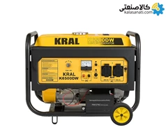 موتور برق بنزینی استارتی تکفاز 3 کیلووات کرال KRAL K6500DW
