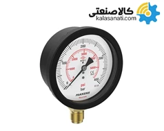 گیج فشار خشک پکنز صفحه 100mm رزوه برنجی سری MH