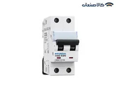 کلید مینیاتوری دو پل 4 آمپر هیوندای تیپ HGD 63N/C