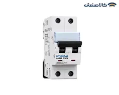 کلید مینیاتوری دو پل 6 آمپر هیوندای تیپ HGD 63N/C