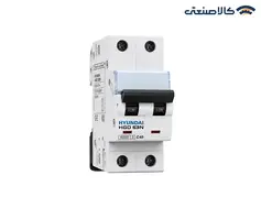 کلید مینیاتوری دو پل 40 آمپر هیوندای تیپ HGD 63N/C