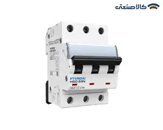 کلید مینیاتوری سه پل 16 آمپر هیوندای تیپ HGD 63N/C