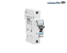 کلید مینیاتوری تک پل 16 آمپر هیوندای تیپ HGD 63N/B