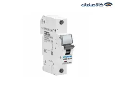 کلید مینیاتوری تک پل 20 آمپر هیوندای تیپ HGD 63N/B