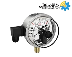 گیج فشار خشک پکنز صفحه 100mm رزوه برنجی سری MK