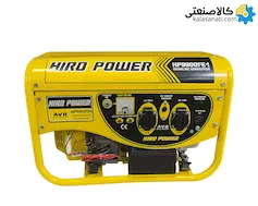 موتور برق بنزینی استارتی تک فاز 3.8 کیلووات هیرو پاور HP9900FE1