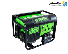 موتور برق بنزینی تک فاز استارتی 6 کیلووات گرین پاور مدل GR7500-E2
