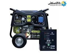 موتور برق بنزینی استارتی تک فاز 9.5 کیلووات پوتر PT21000VES+ATS