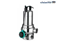 پمپ لجن کش استیل تک فاز 2 اینچ 9 متری پروانه ورتکس آبارا SSA 50-15/0.75 M CF35