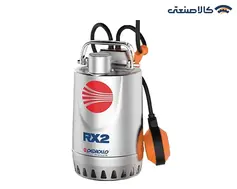 پمپ کفکش 1 و 1/4 اینچ 12 متری 0.75 اسب پدرولو مدل RXm3