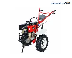 تیلر کولتیواتور دیزلی استارتی 10 اسب کاما مدل KDT910KE-2 گلگیر سفید