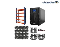 پکیج برق اضطراری آنلاین نوویکس 10kva-1H (یو پی اس)